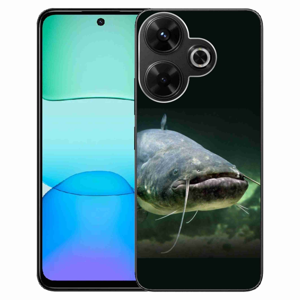 Gél tok mmCase a Xiaomi Redmi 13 4G/Poco M6 4G - harcsa számára