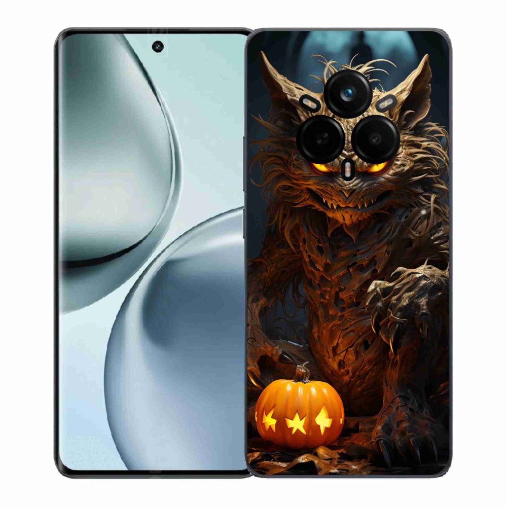 Gél borítás mmCase a Realme 14 Pro+ 5G számára - Halloween szörnyeteg