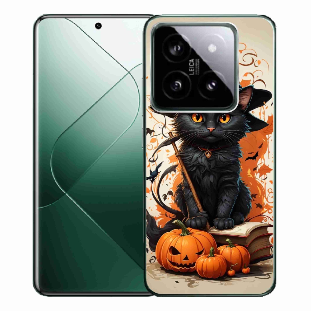 Gél borítás mmCase a Xiaomi 14 Pro számára - cat wizard