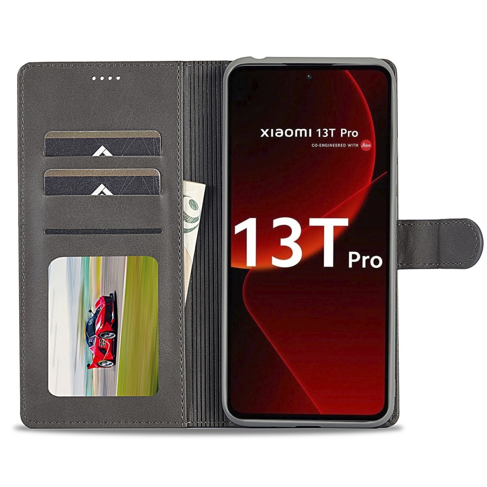 IMEEKE könyvtáska Xiaomi 13T/13T Pro - szürke