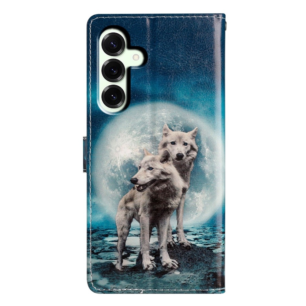 Egyedi könyvtáska Samsung Galaxy A27 készülékhez - két farkas