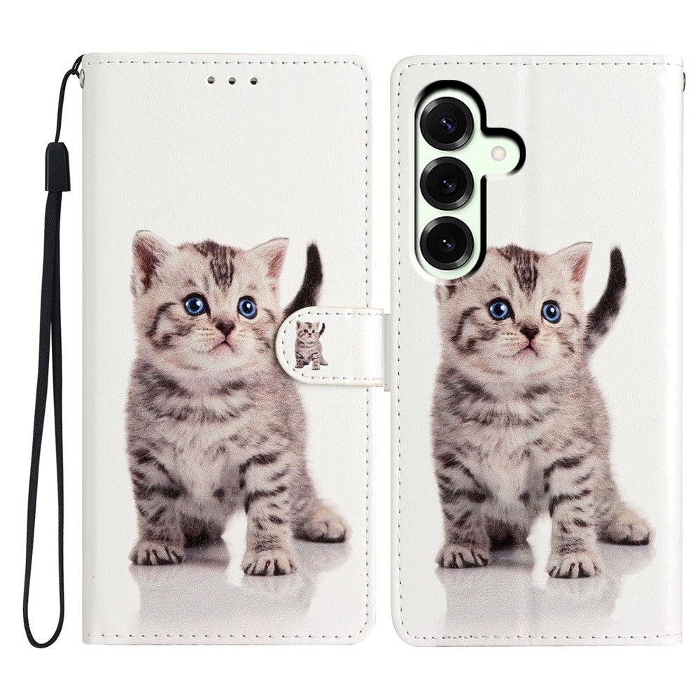 Egyedi könyv tok Samsung Galaxy A27-hez - cica