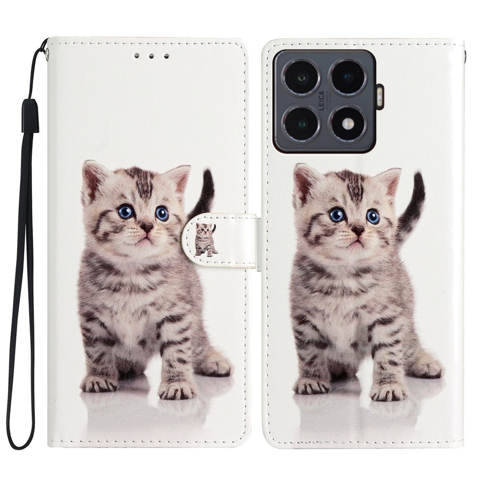 Egyedi könyv tok a Xiaomi 15T Pro számára - cica