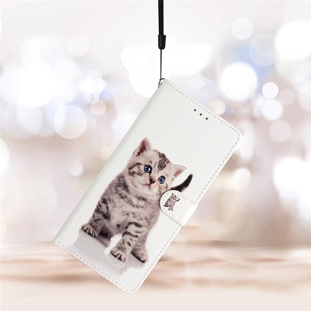 Egyedi könyvformájú tok a Xiaomi Redmi Note 17 4G/5G-hez – cica