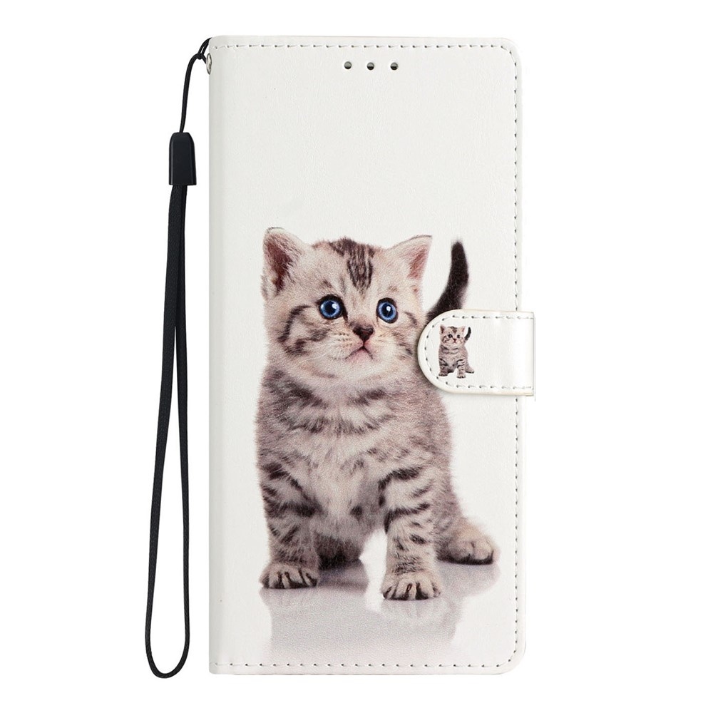 Egyedi könyvformájú tok a Xiaomi Redmi Note 17 Pro Max 5G-hez – cica