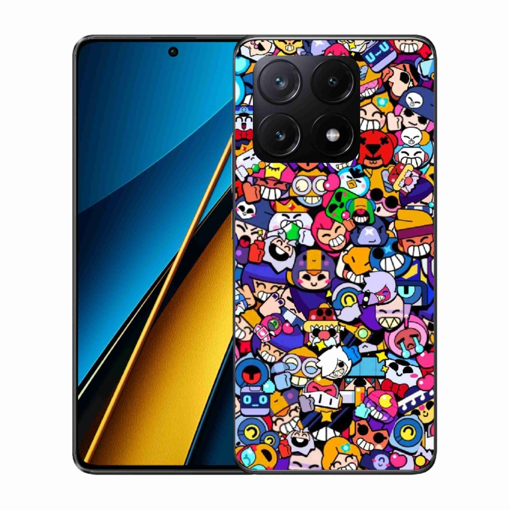 Gél borítás mmCase a Xiaomi Poco X6 Pro 5G számára - brawl stars 2