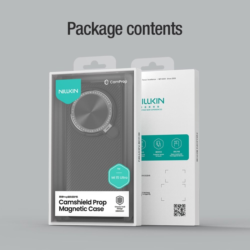 Nillkin CamShield Prop mágneses hátlap Xiaomi 15 Ultra Fekete