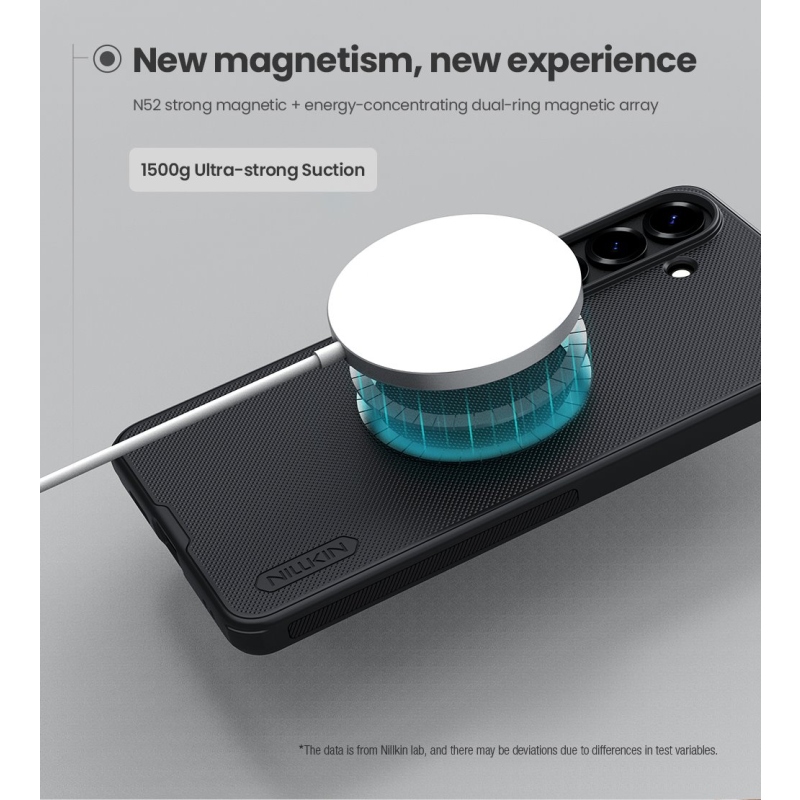 Nillkin Super Frosted PRO mágneses hátlap a Samsung Galaxy S26+ készülékhez Fekete