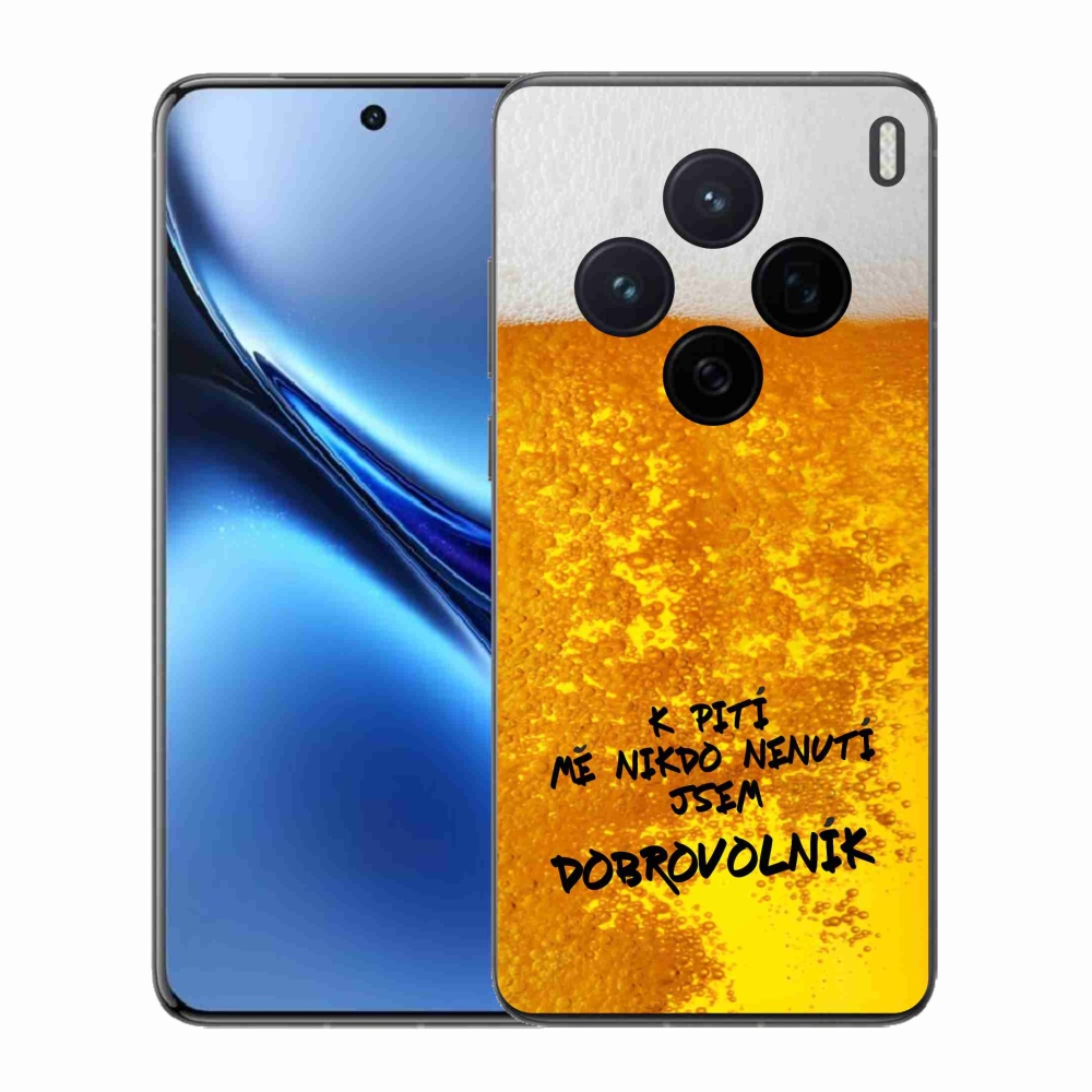 Zselés borítás mmCase a Vivo X200 5G-hez - sör motívum 4