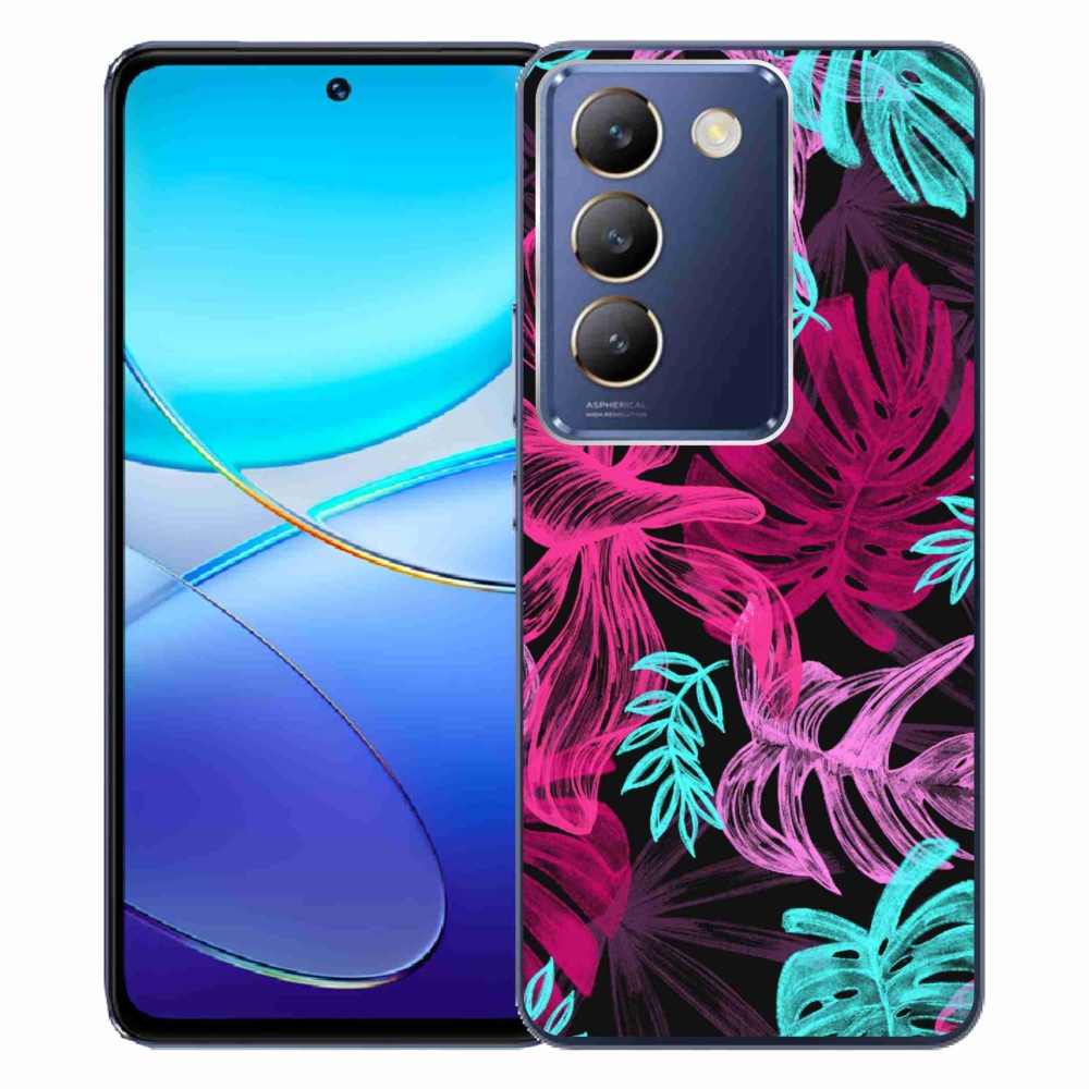 Gél borítás mmCase a Vivo V40 SE 4G/5G készülékhez - virágok 1