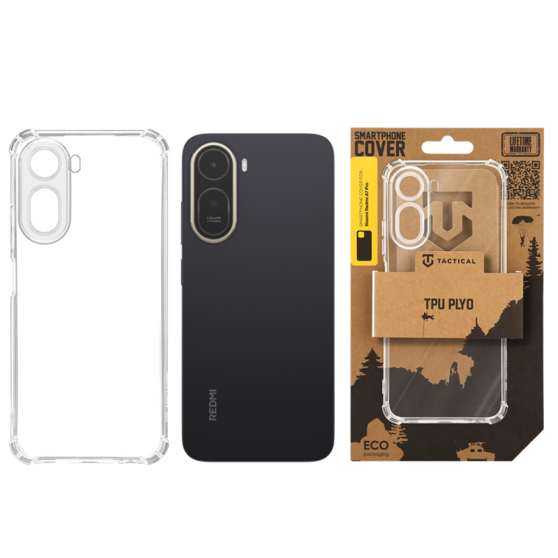 Tactical TPU Plyo tok a Xiaomi Redmi A7 Pro-hoz, átlátszó