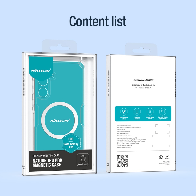 Nillkin Nature TPU PRO mágneses borító Samsung Galaxy A55 5GTransparenthez