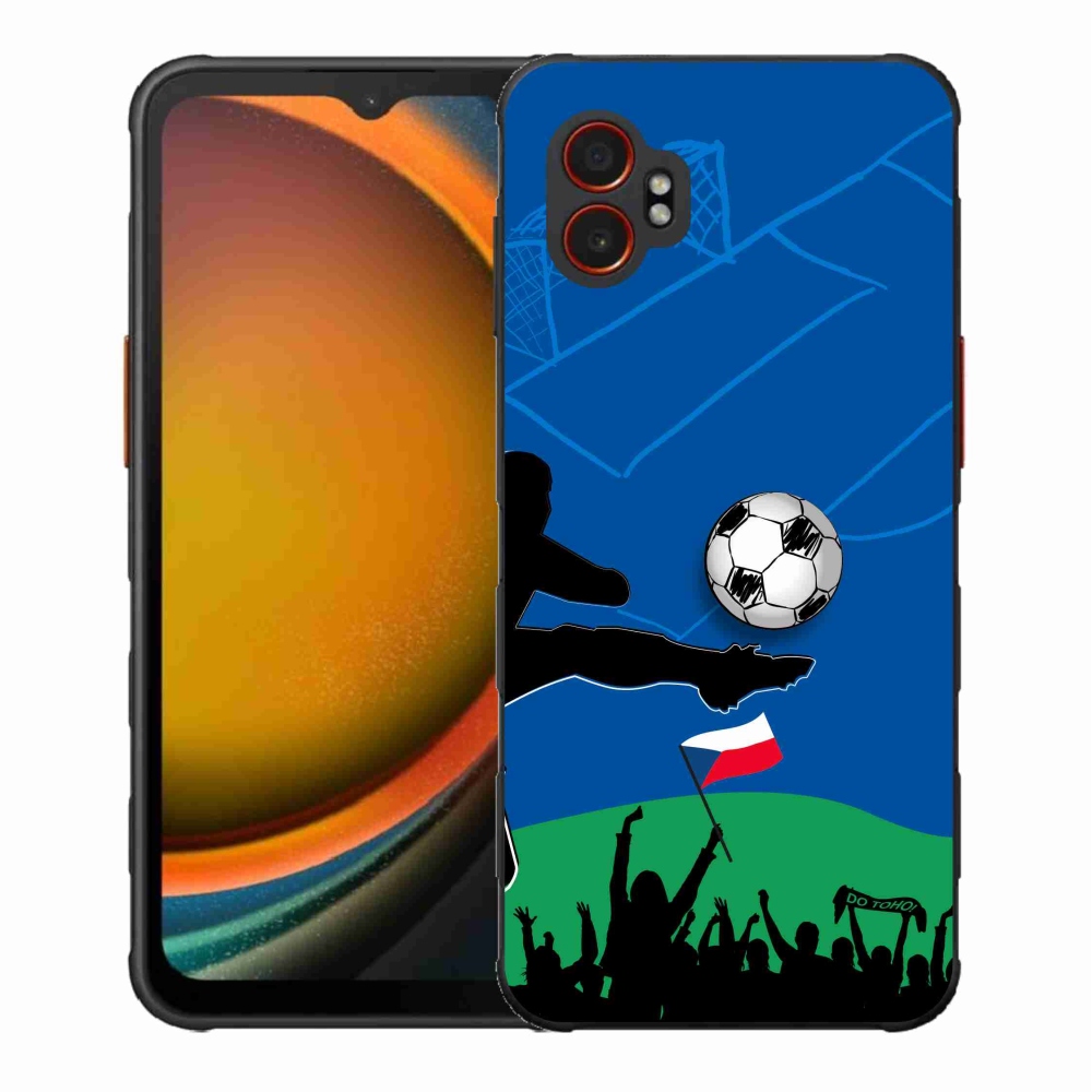 Gél borítás mmCase Samsung Galaxy Xcover 7 Pro - futball rajongóknak