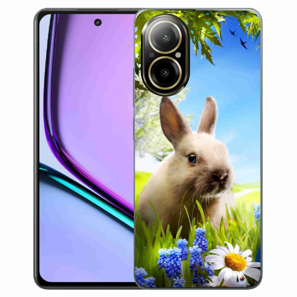 Gél borítás mmCase a Realme C67 készülékhez - nyuszi