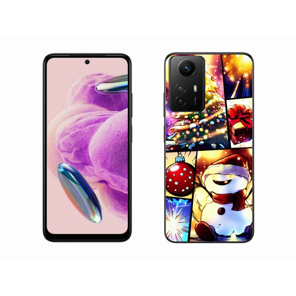 Gél borító mmCase a Xiaomi Redmi Note 12S-hez - karácsonyi motívumok 1