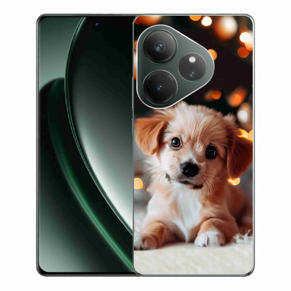 Gél borítás mmCase a Realme GT 6 5G/GT 6T 5G számára - kölyökkutyakék