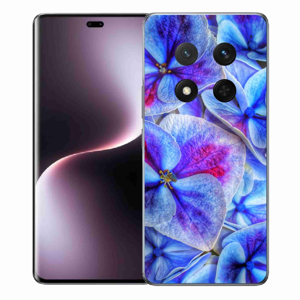 Gél védőhuzat mmCase a Honor Magic 7 Lite 5G készülékhez - kék virágok 1