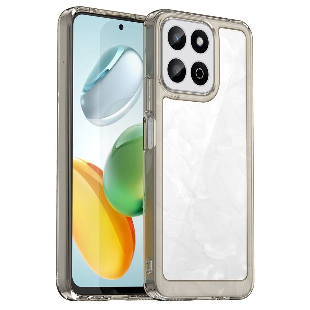 Gél tok fix hátlappal a Honor 200 Smart 5G készülékhez - szürke