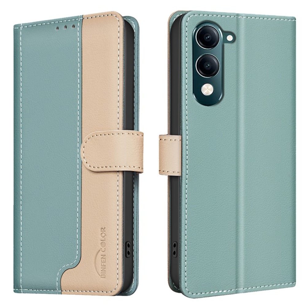 BNF DUO könyvtáska Vivo Y29s 5G - zöld