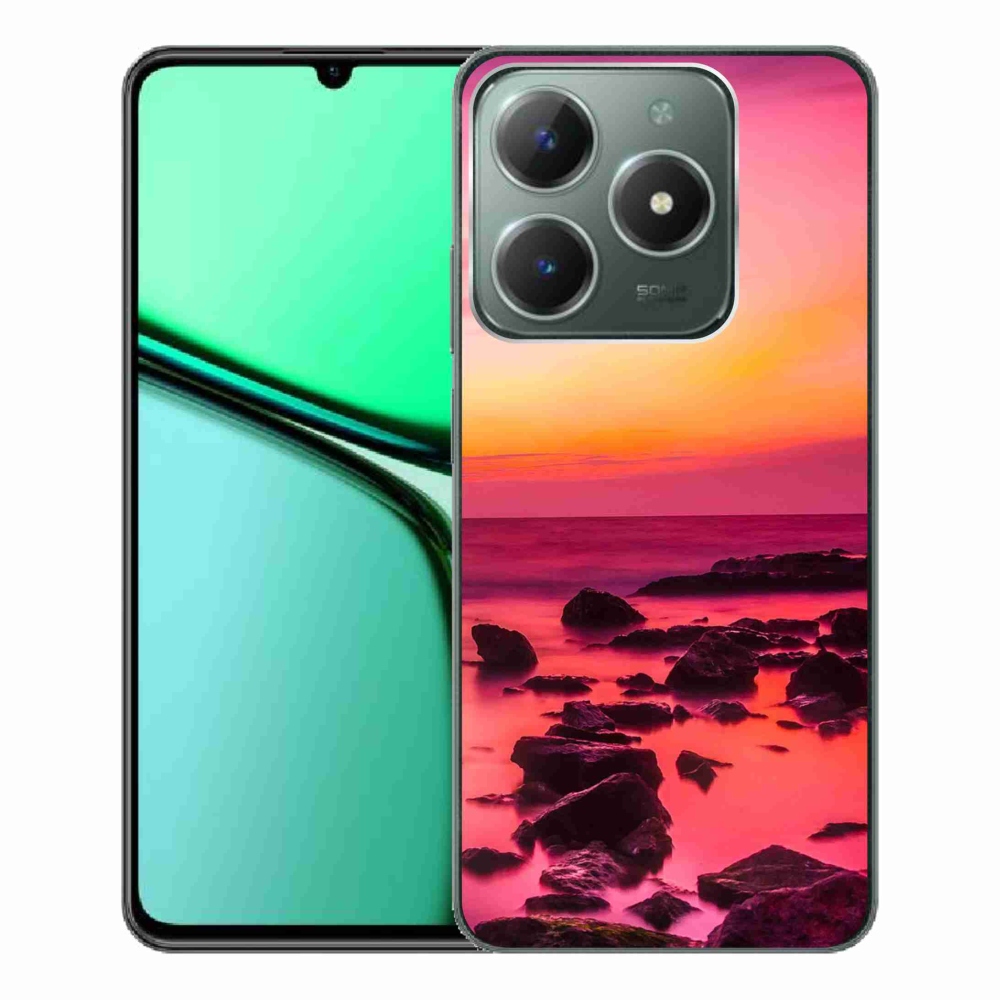 Gél borító mmCase a Realme C61 készülékhez - tenger és ragyogás