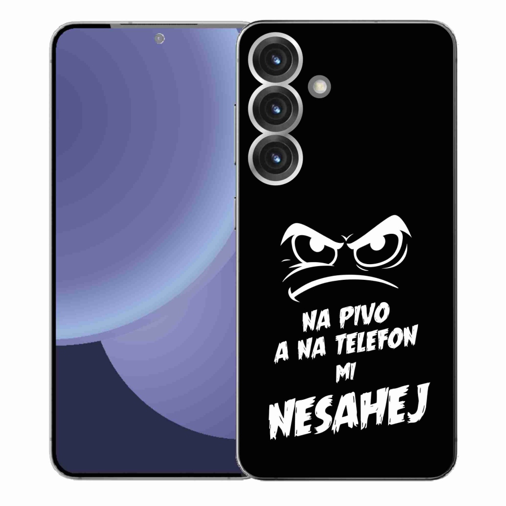 Gél borítás mmCase Samsung Galaxy S25+ - sör motívum 2 fekete háttérrel