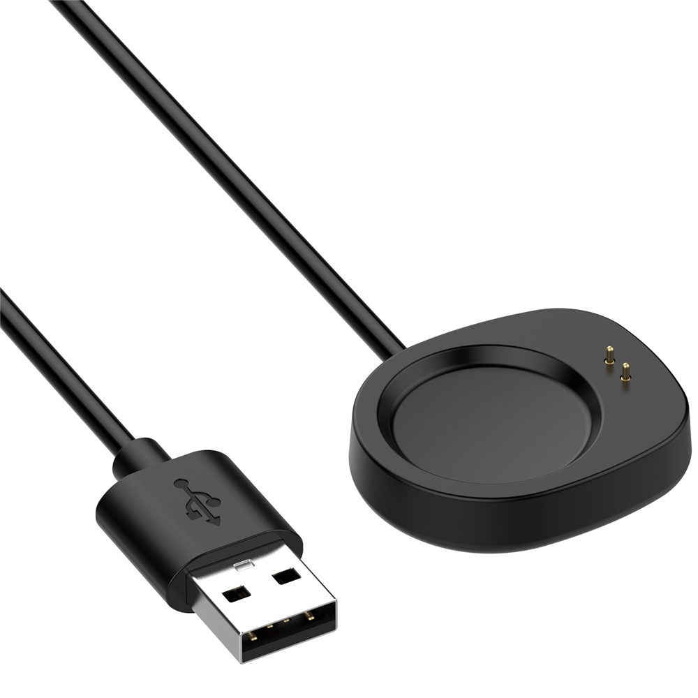 USB-A töltőkábel az Amazfit Active 3 Premium/T-Rex 3 készülékhez, 1 m – fekete