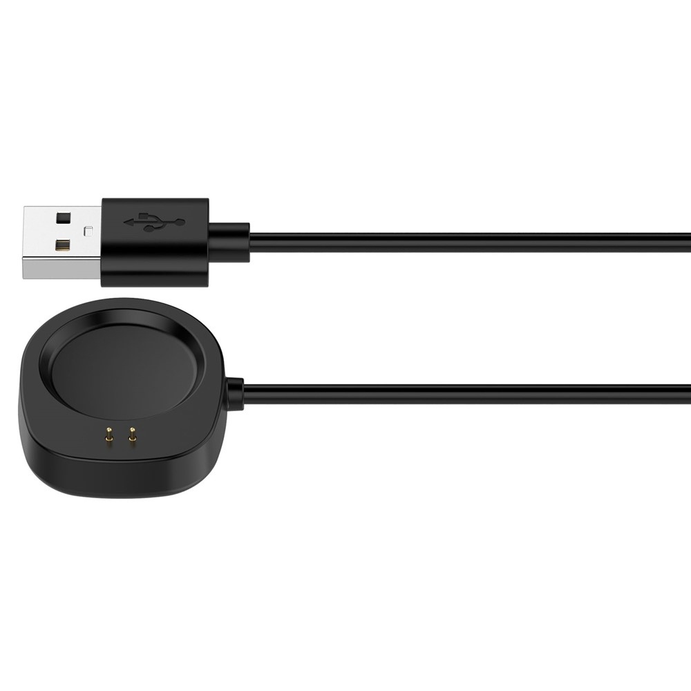 USB-A töltőkábel az Amazfit Active 3 Premium/T-Rex 3 készülékhez, 1 m – fekete
