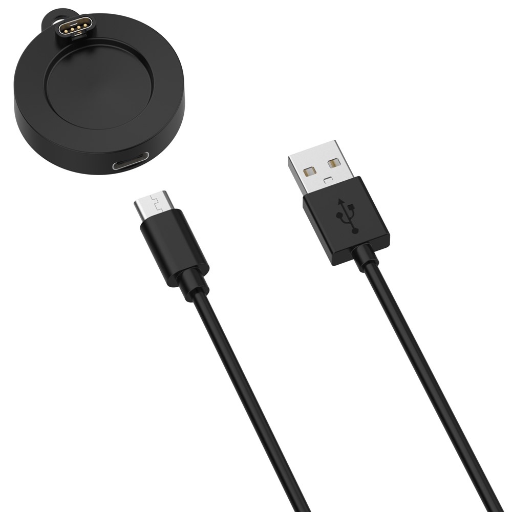 USB-A töltőkábel a Garmin Forerunner 570 42 mm / 47 mm készülékhez, 1 m – fekete