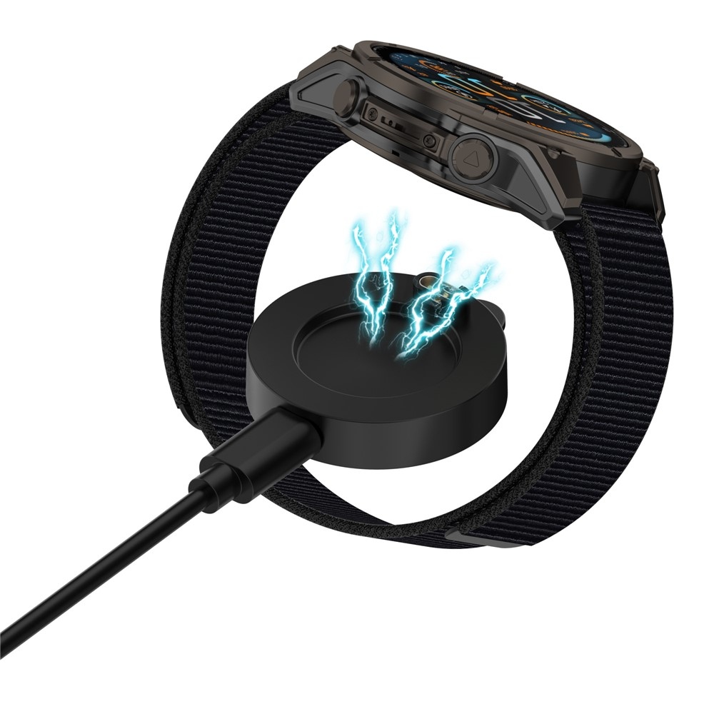 USB-A töltőkábel a Garmin Forerunner 570 42 mm / 47 mm készülékhez, 1 m – fekete