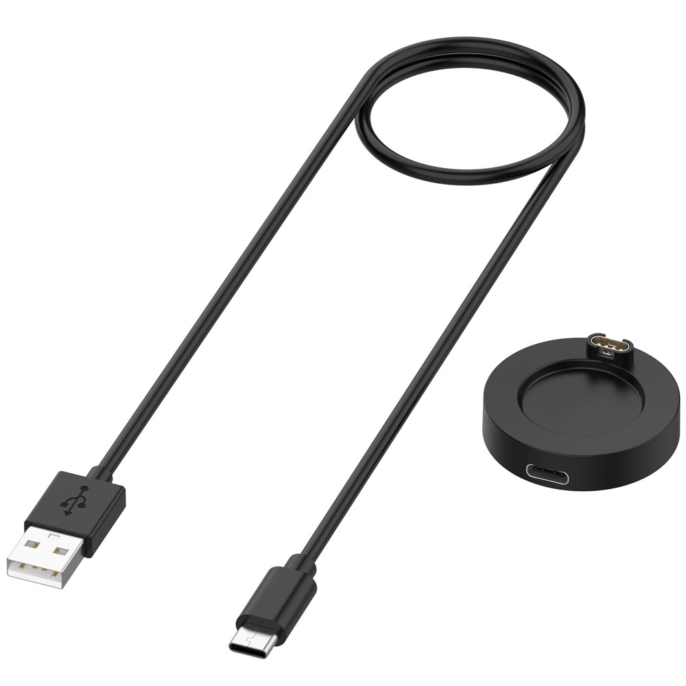 USB-A töltőkábel a Garmin Forerunner 570 42 mm / 47 mm készülékhez, 1 m – fekete