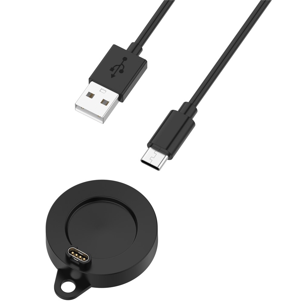USB-A töltőkábel a Garmin Forerunner 570 42 mm / 47 mm készülékhez, 1 m – fekete