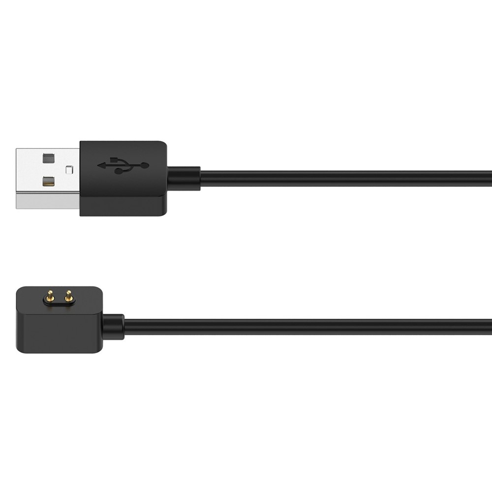 USB-A töltőkábel a Xiaomi Smart Band 9 Pro/Redmi Watch 4 készülékekhez, 60 cm – fekete