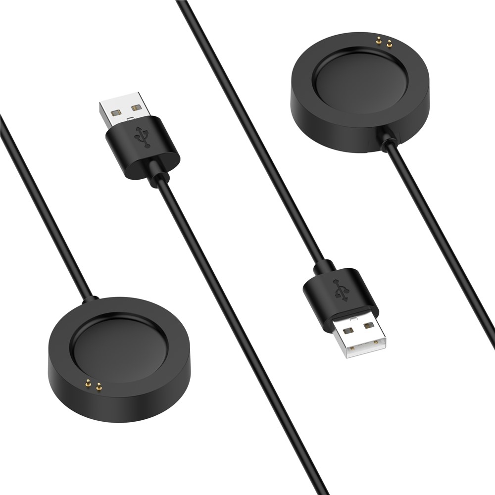 USB-A töltőkábel a Xiaomi Watch 5-hez, 1 m – fekete