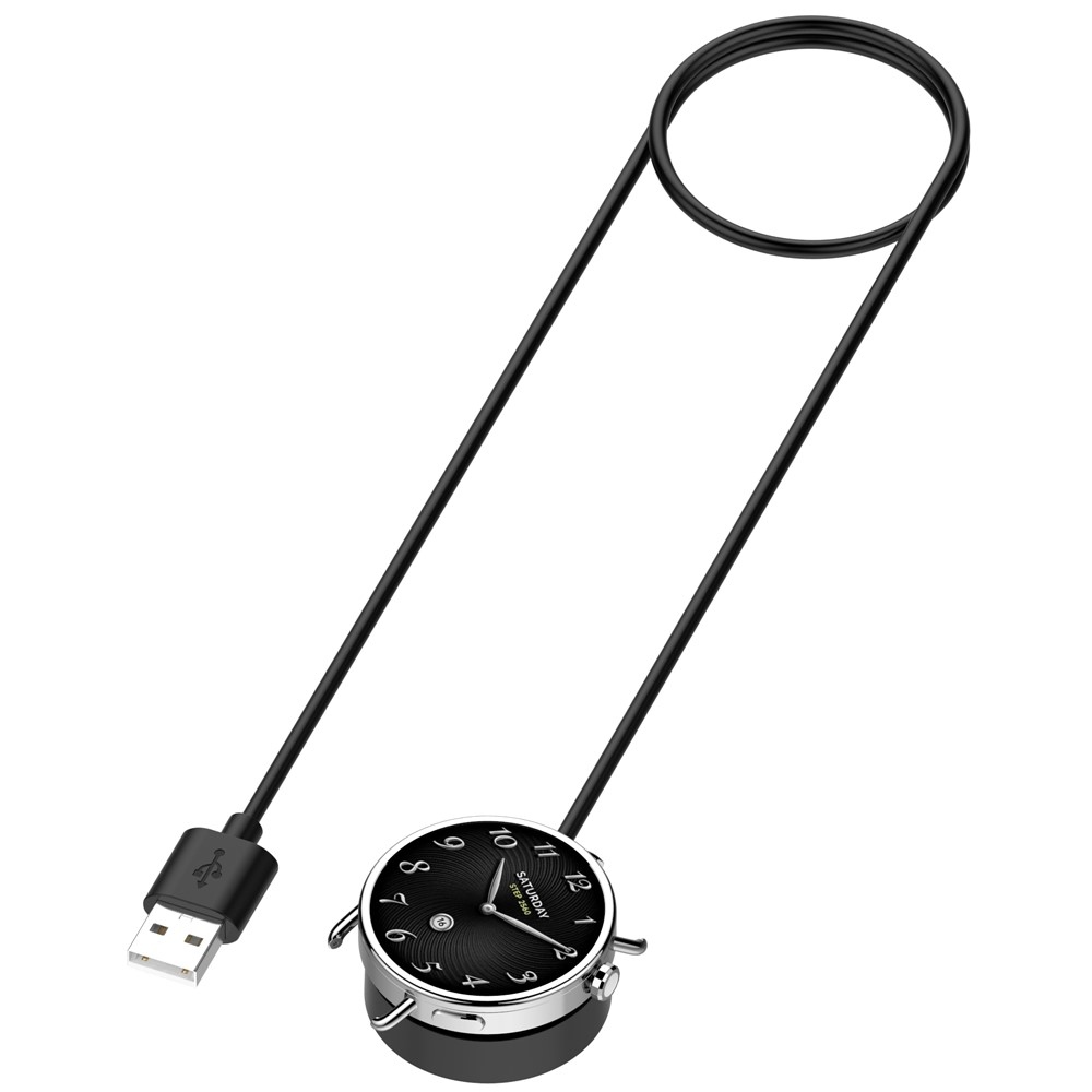 USB-A töltőkábel a Xiaomi Watch 5-hez, 1 m – fekete