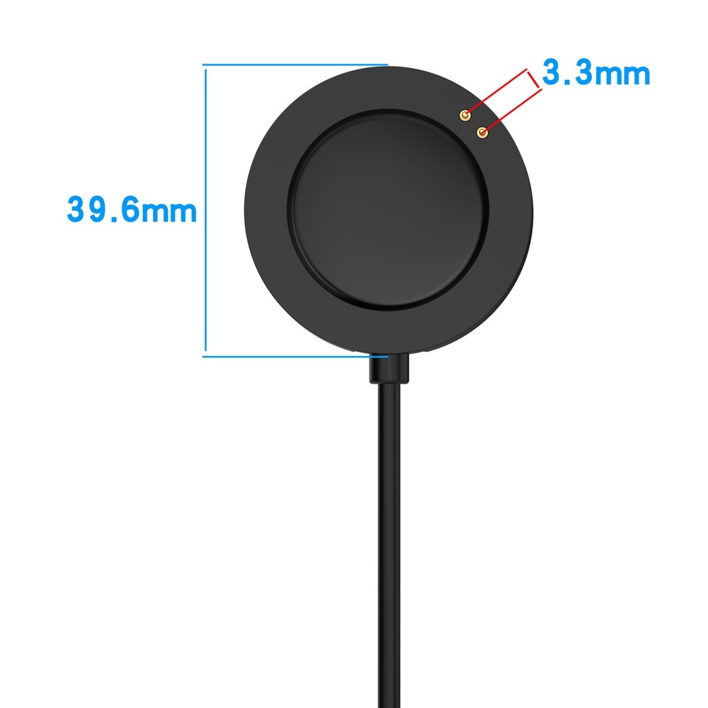 USB-A töltőkábel a Xiaomi Watch 5-hez, 1 m – fekete