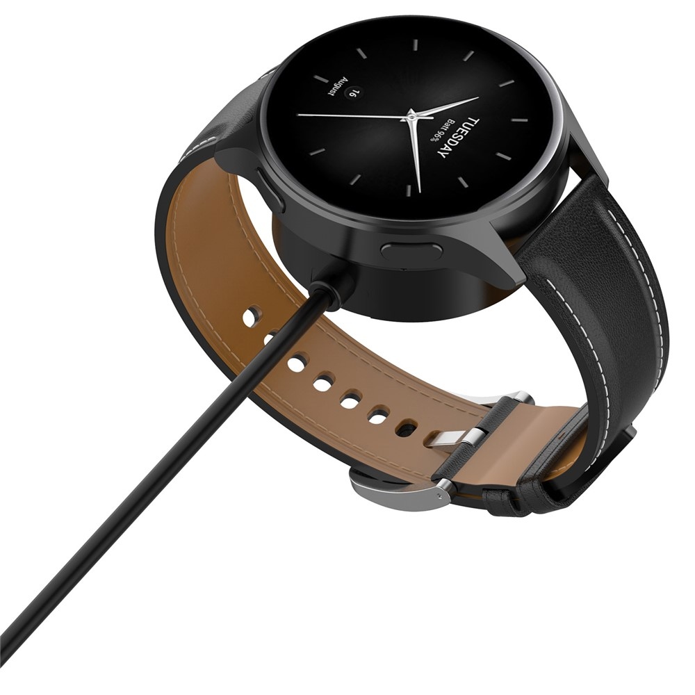 USB-A töltőkábel a Xiaomi Watch S4 47 mm/41 mm-es modellhez, 1 m – fekete