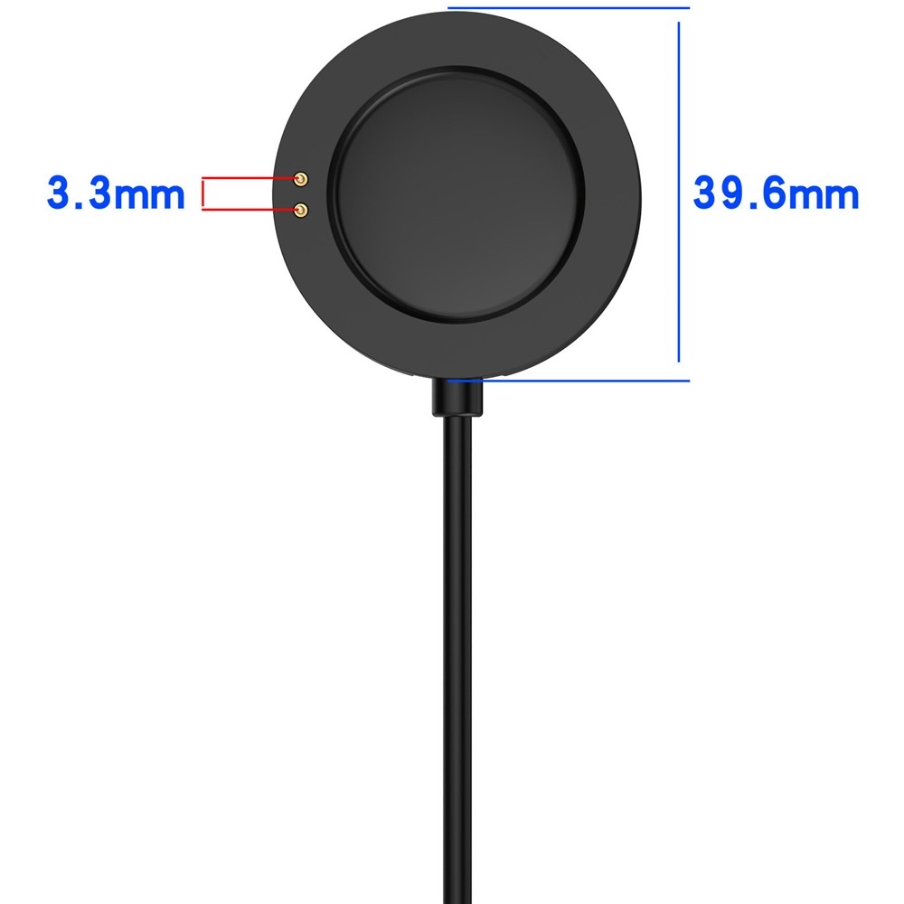 USB-A töltőkábel a Xiaomi Watch S4 47 mm/41 mm-es modellhez, 1 m – fekete