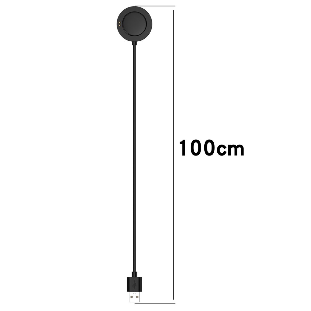 USB-A töltőkábel a Xiaomi Watch S4 47 mm/41 mm-es modellhez, 1 m – fekete