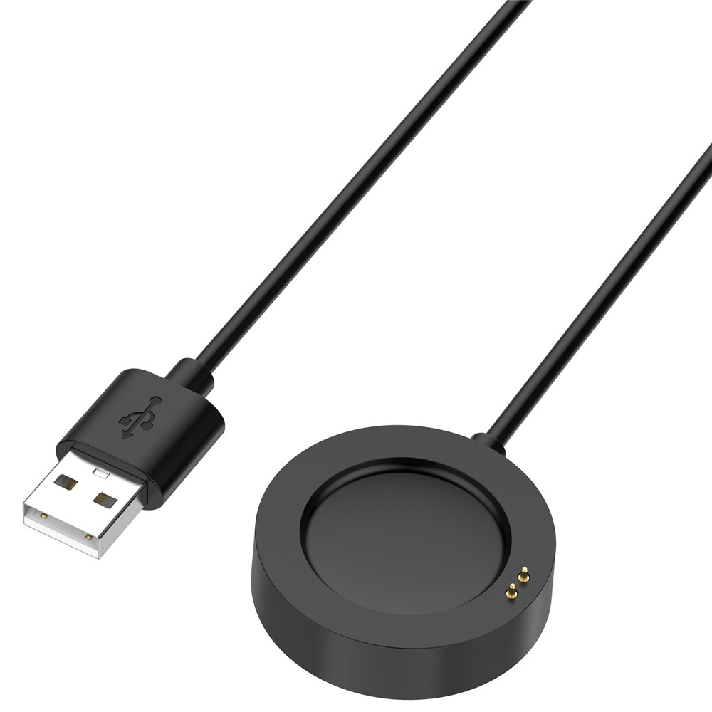 USB-A töltőkábel a Xiaomi Watch S4 47 mm/41 mm-es modellhez, 1 m – fekete