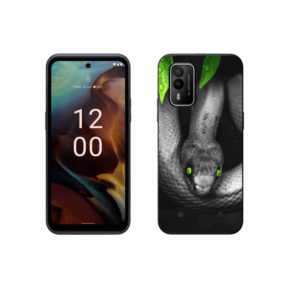 Gél borítás mmCase a Nokia XR21 készülékhez - kígyó