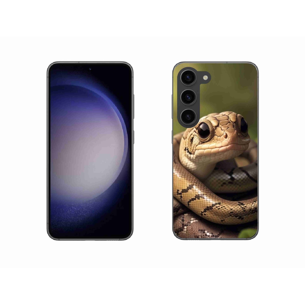 Zselés borítás mmCase Samsung Galaxy S23 5G - kígyó 1