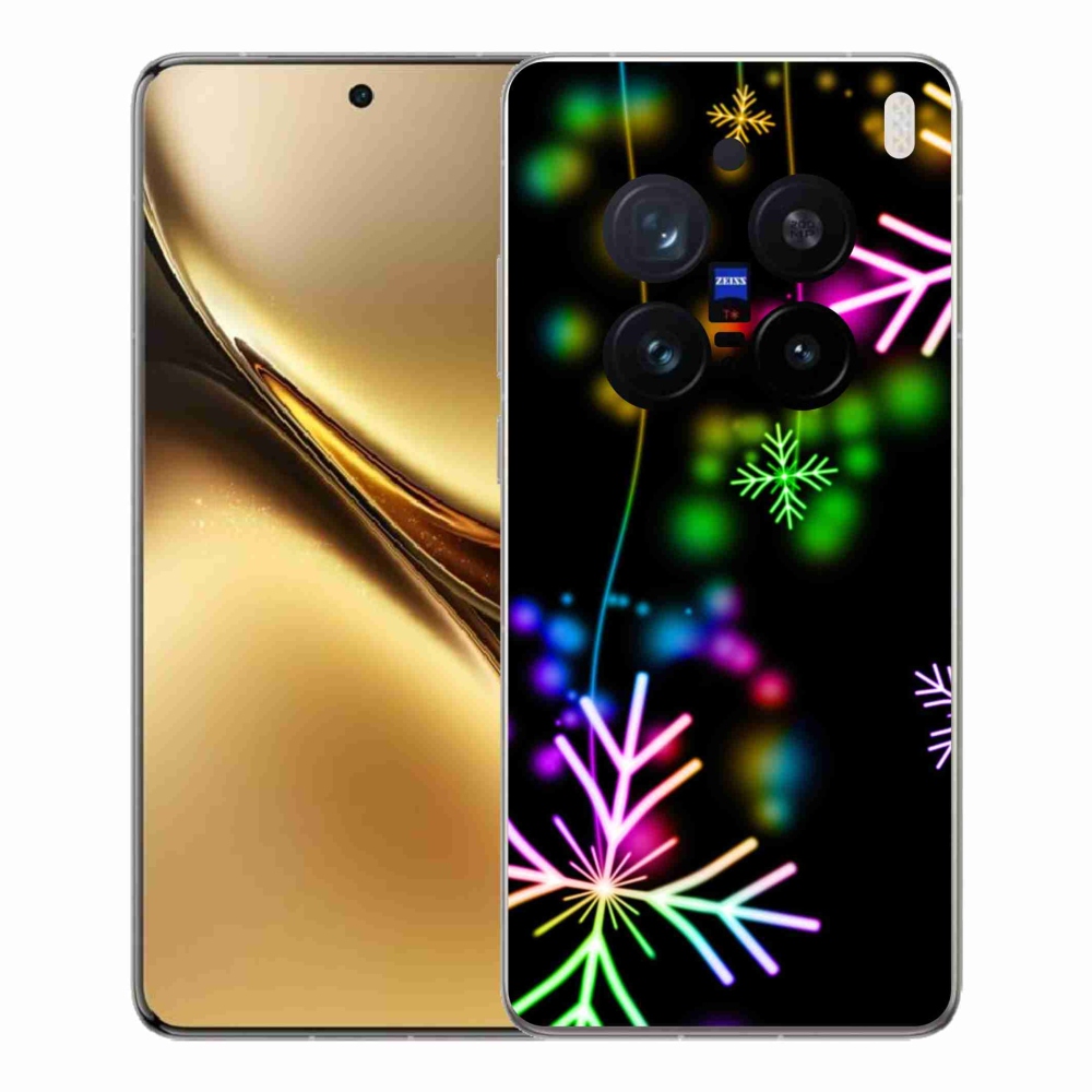 Zselés borítás mmCase a Vivo X200 Pro 5G készülékhez - színes pelyhekkel