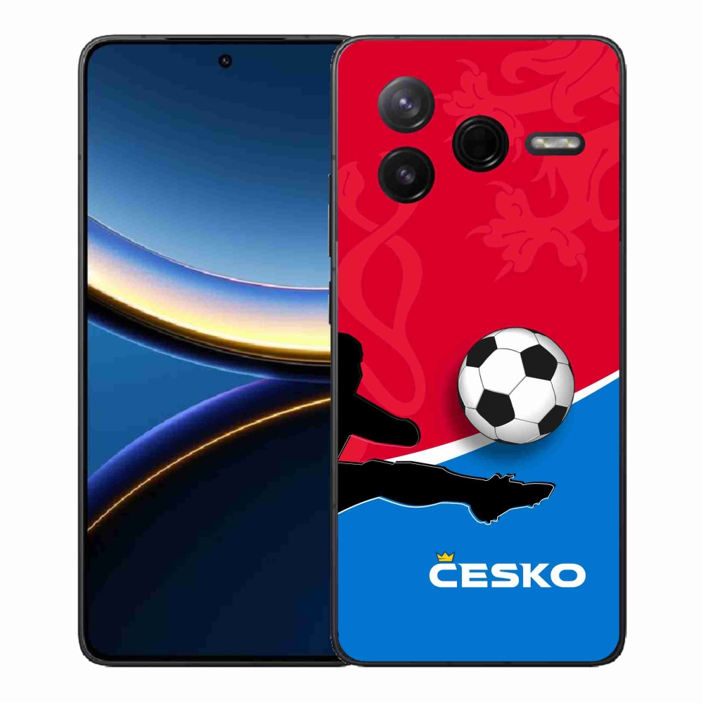 Gél borítás mmCase a Xiaomi Poco F7 Pro - futball Csehország 2