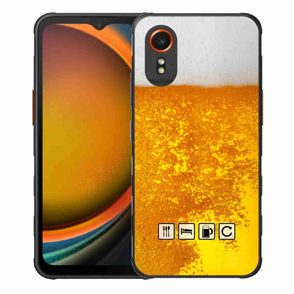 Gél borítás mmCase Samsung Galaxy Xcover 7 - sör motívum 3