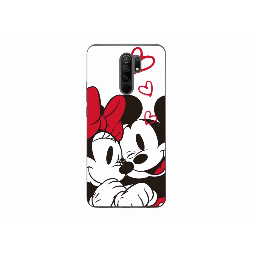 Gél borító mmCase a Xiaomi Redmi 9-hez - minnie és mickey