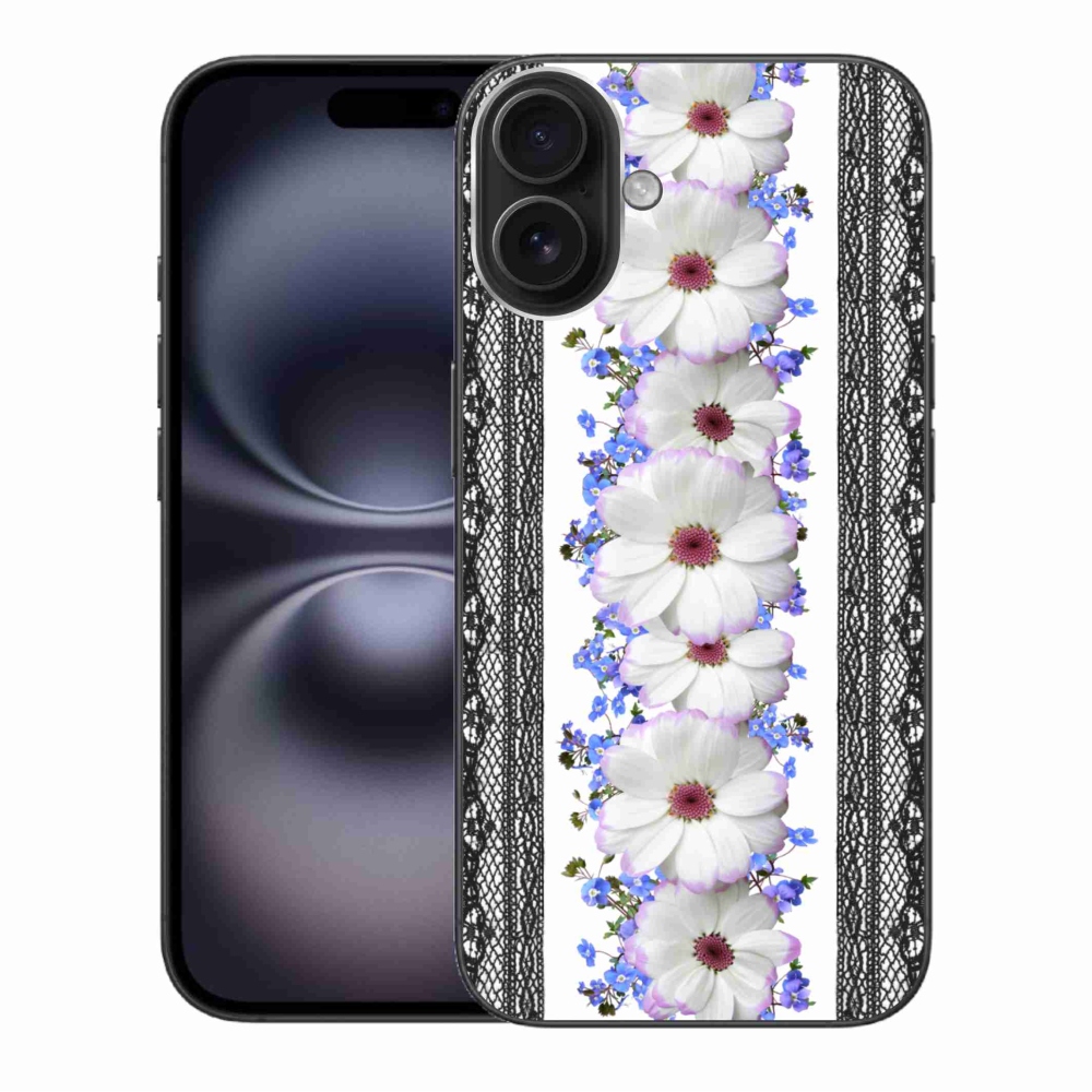 Gél borítás mmCase iPhone 16 Plus készülékhez - virágok 8