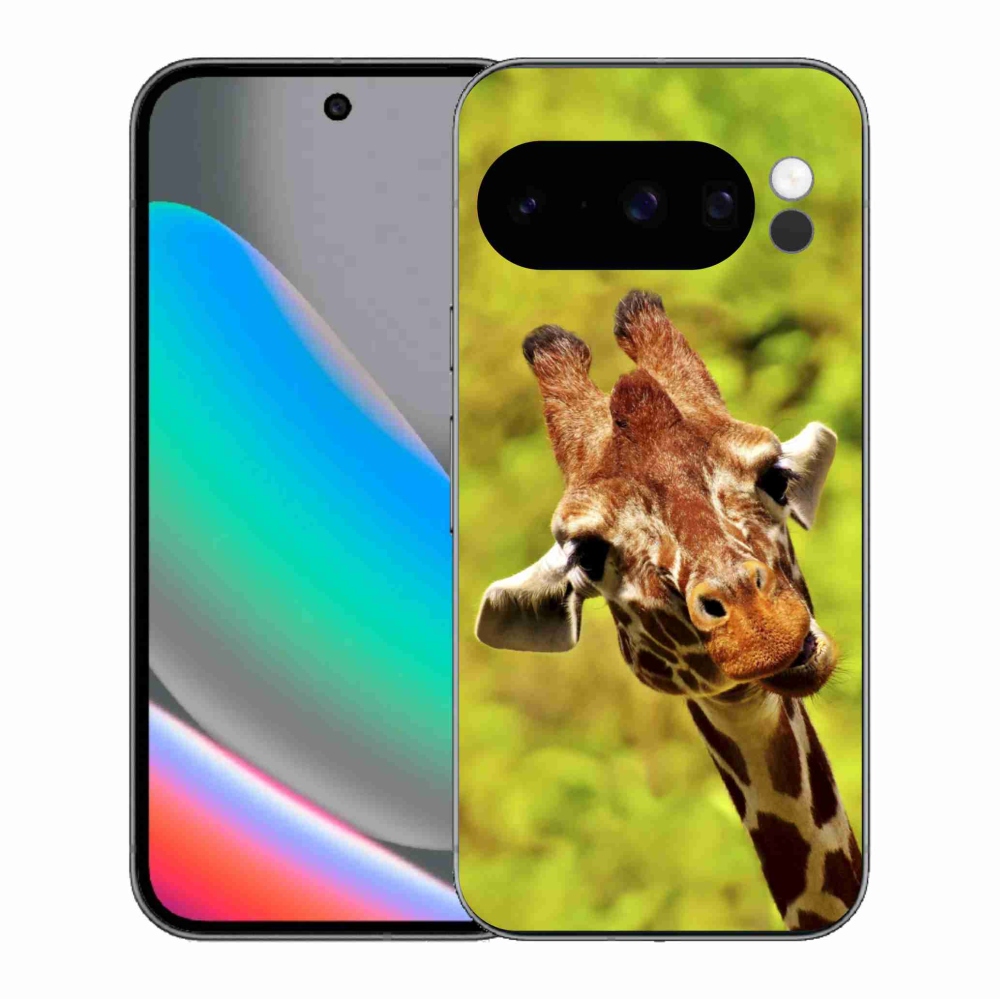 Zselés borítás mmCase a Google Pixel 10 Pro számára - zsiráf