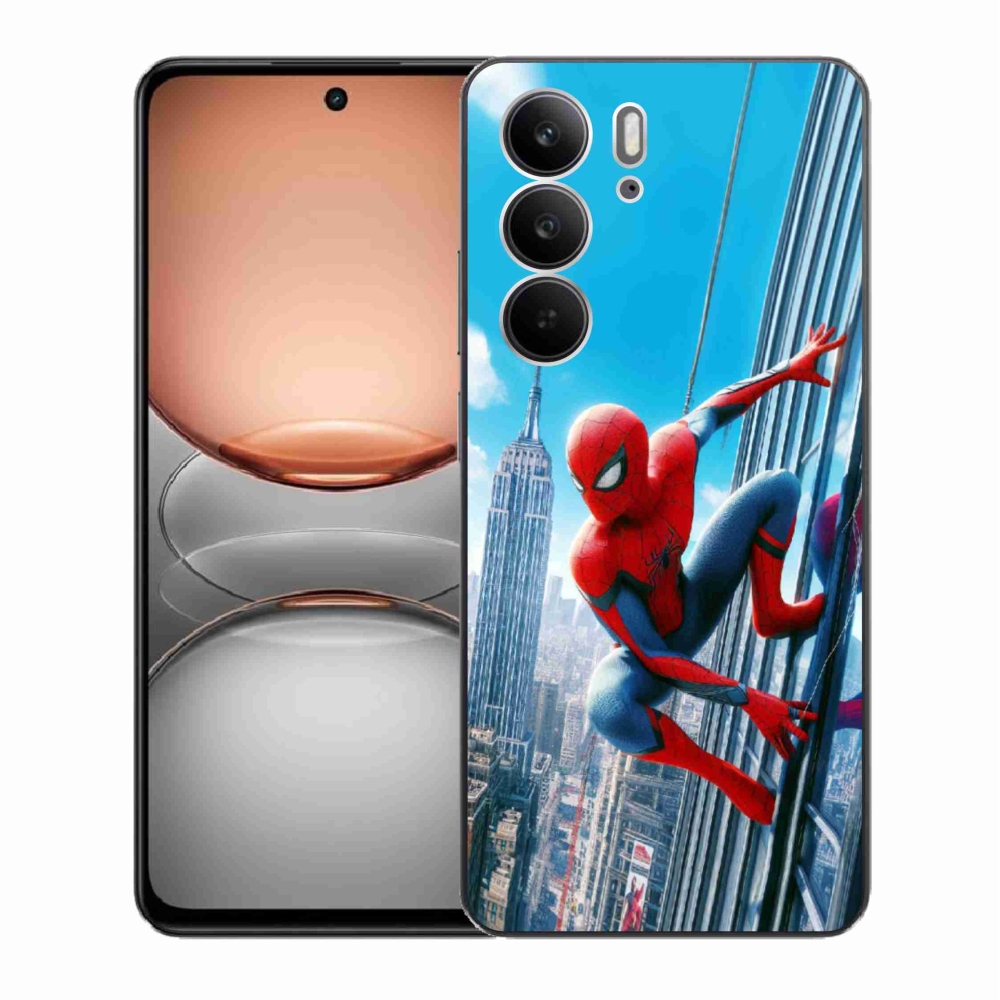 Gél borítás mmCase a Realme C75 készülékhez - pókember