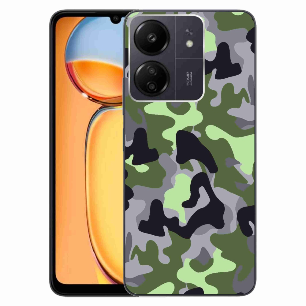 Gél borítás mmCase a Xiaomi Poco C65/Redmi 13C számára - terepszínű minta 7