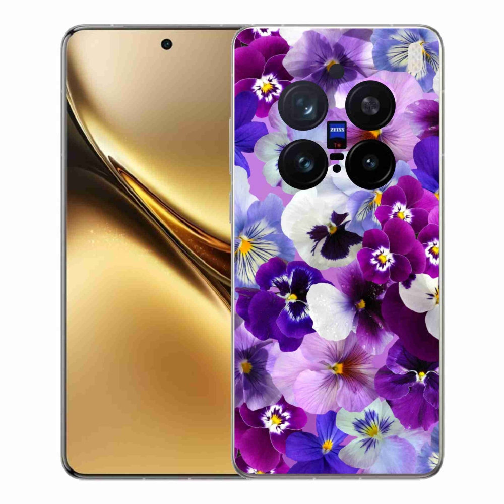 Zselés borítás mmCase a Vivo X200 Pro 5G készülékhez - virág 9